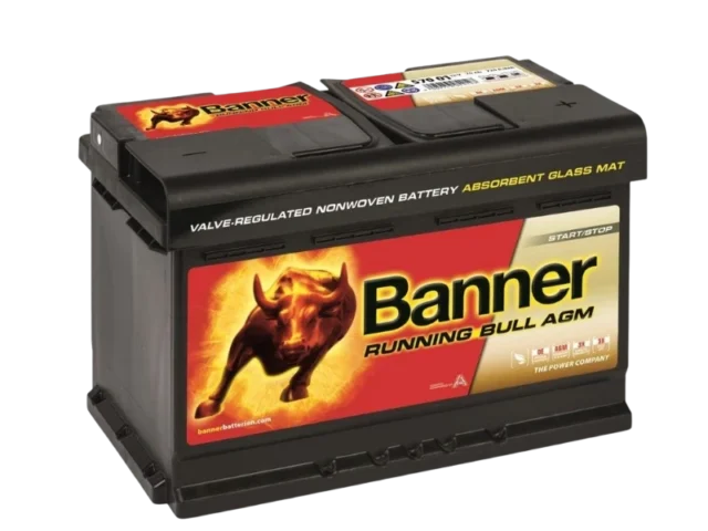 Banner AGM 70Ah 760A RUNNING BULL akumuliatorius 12V 278x175x190mm
