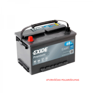 Exide EA681, 68 Ah 650 A EN 12V - Image 1