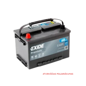 Exide EA681, 68 Ah 650 A EN 12V - Image 1