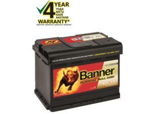 Banner AGM 60Ah 640A RUNNING BULL akumuliatorius 12V 241x175x190mm - Image 1