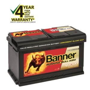 Banner AGM 80Ah 800A RUNNING BULL akumuliatorius 12V 315x175x190mm - Image 1