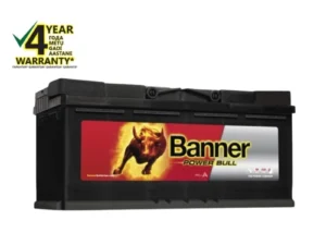 Banner 110Ah 900A 12V Power PRO akumuliatorius 394x175x190mm - Image 1