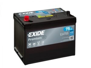 Exide EA755, 75 Ah 630 A EN 12V - Image 1