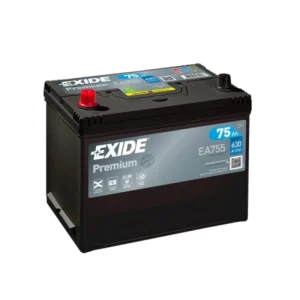 Exide EA755, 75 Ah 630 A EN 12V - Image 1