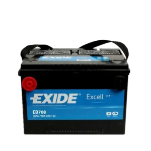 Exide EB708, 70 Ah 740 A EN 12V - Image 1