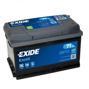 Exide EB712, 71 Ah 670 A EN 12V - Image 1