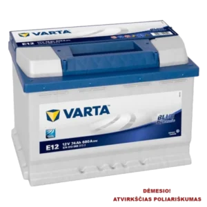 Varta BD E12, 74 Ah 680 A EN 12V - Image 1