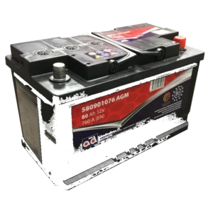 AD akumuliatorius 80ah 760A 315x174x190mm - Image 1