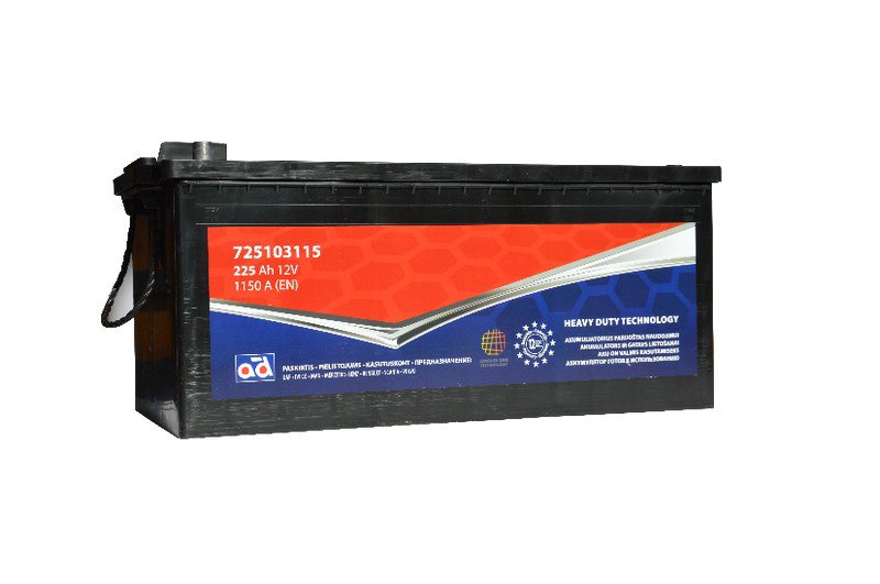 AD akumuliatorius 225ah 1150A 518x276x242mm