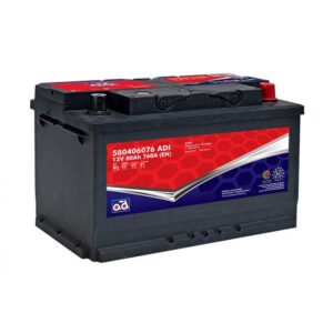 AD akumuliatorius 80ah 760A 315x174x190mm - Image 1