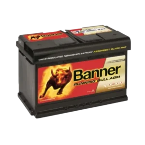 Banner AGM 60Ah 640A RUNNING BULL akumuliatorius 12V 241x175x190mm - Image 1