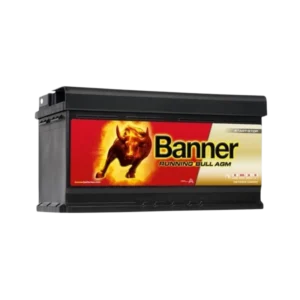 Banner 95Ah 850A 12V Running Bull AGM akumuliatorius 354x175x190mm - Image 1