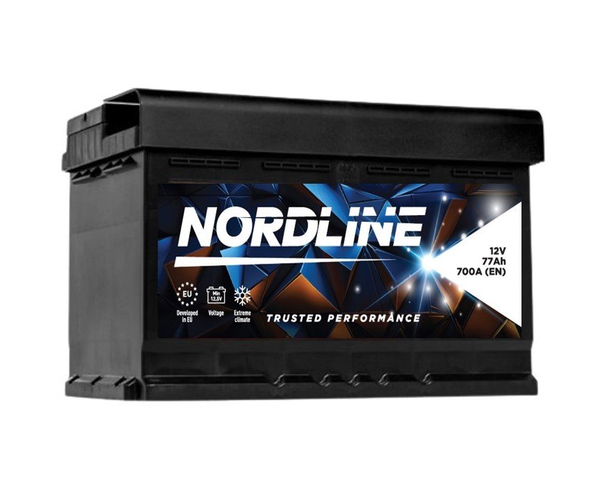 Nordline 77 Ah 12V 700A  akumuliatorius 278x175x190mm
