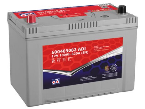 AD akumuliatorius 100ah 830A 304x173x225mm