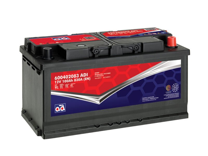 AD akumuliatorius 100ah 830A 353x175x190mm AD akumuliatorius 100ah 830A 353x175x190mm