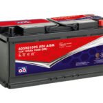 AD akumuliatorius 105ah 950A 393x175x190mm AGM