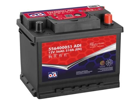 AD akumuliatorius 56ah 510A 243x175x190mm