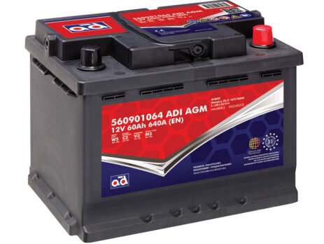 AD akumuliatorius 60ah 640A 243x175x190mm AGM