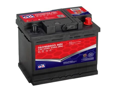 AD akumuliatorius 62ah 550A 242x175x190mm