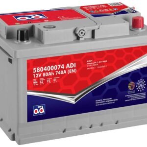 AD akumuliatorius 80ah 740A 278x175x190mm