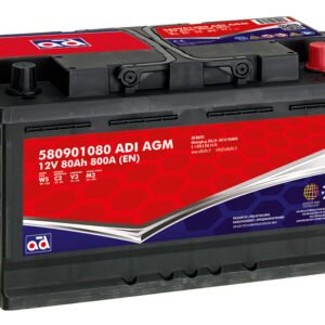 AD akumuliatorius 80ah 800A 317x175x190mm AGM